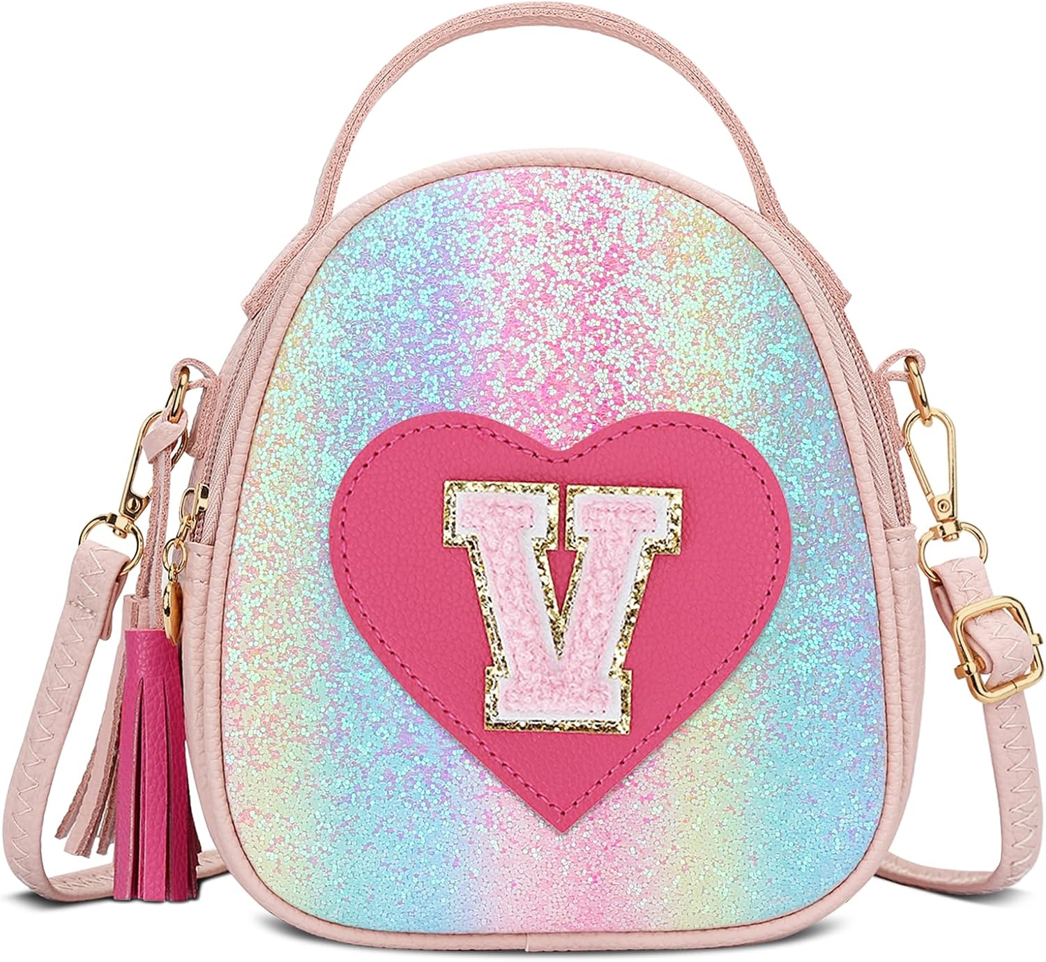 Girls Heart Crossbody Bag (Small)