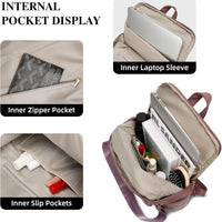 Anti-Theft Leather Backpack (Black)