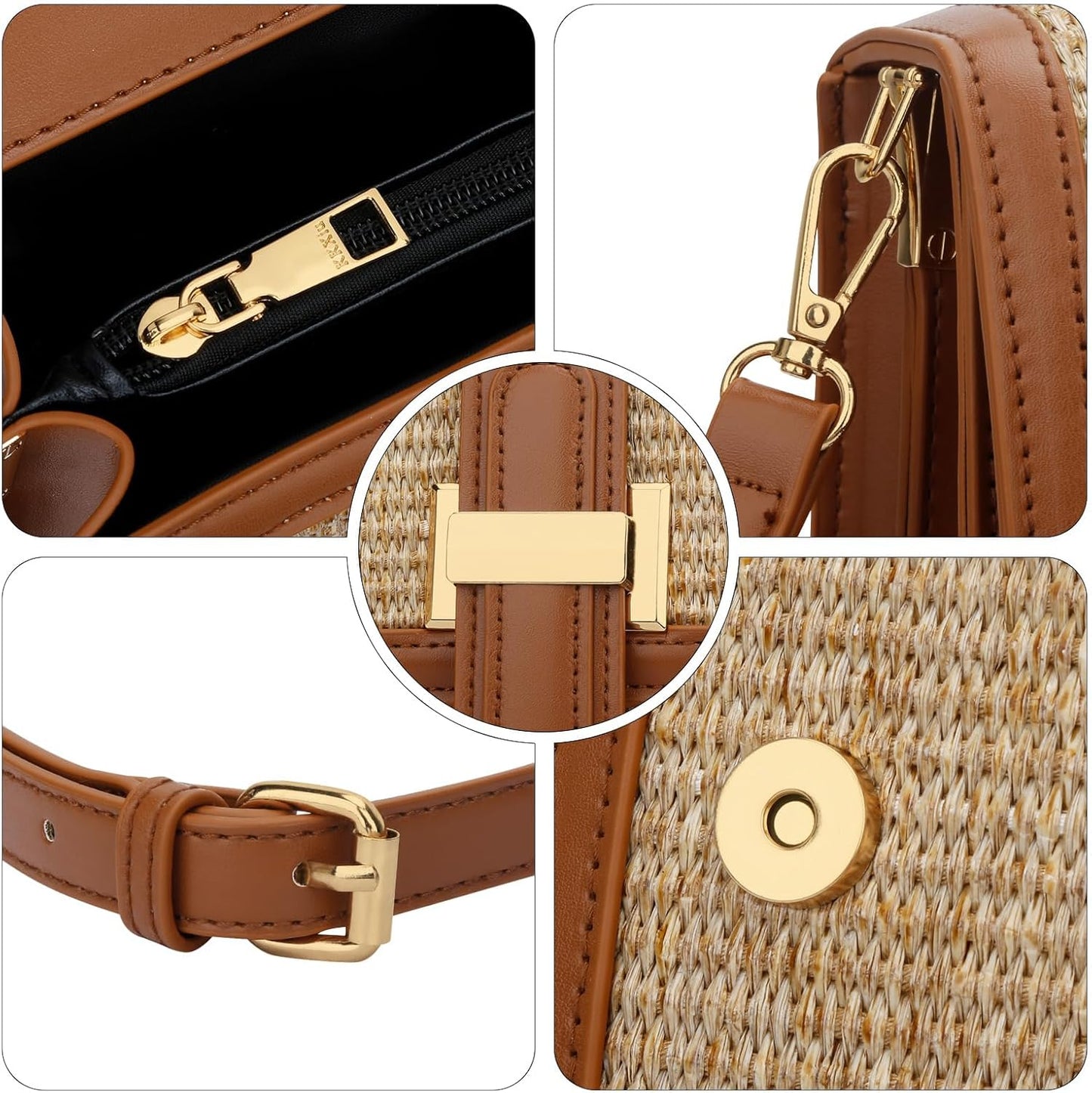 Top Handle Crossbody Handbag