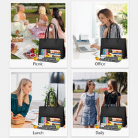 2-in-1 Laptop Lunch Tote Bag