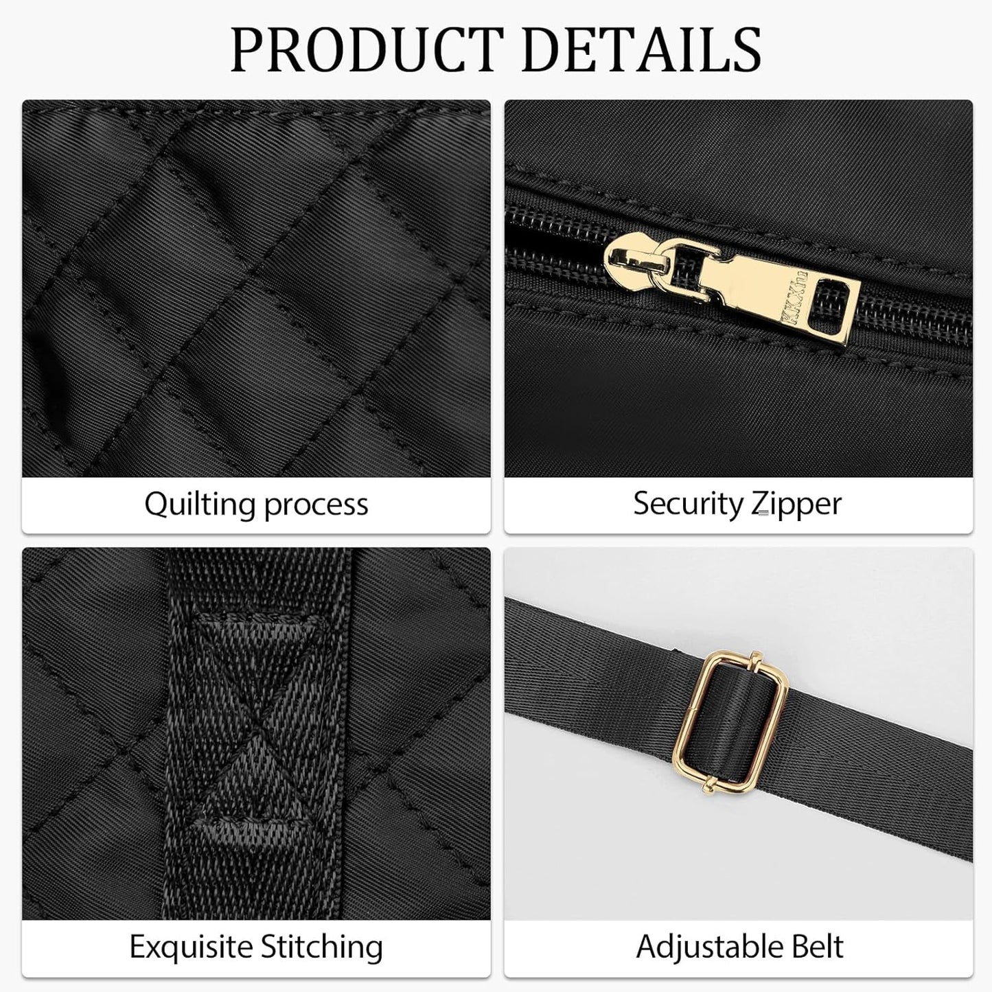 Large Water-Resistant Tote Bag