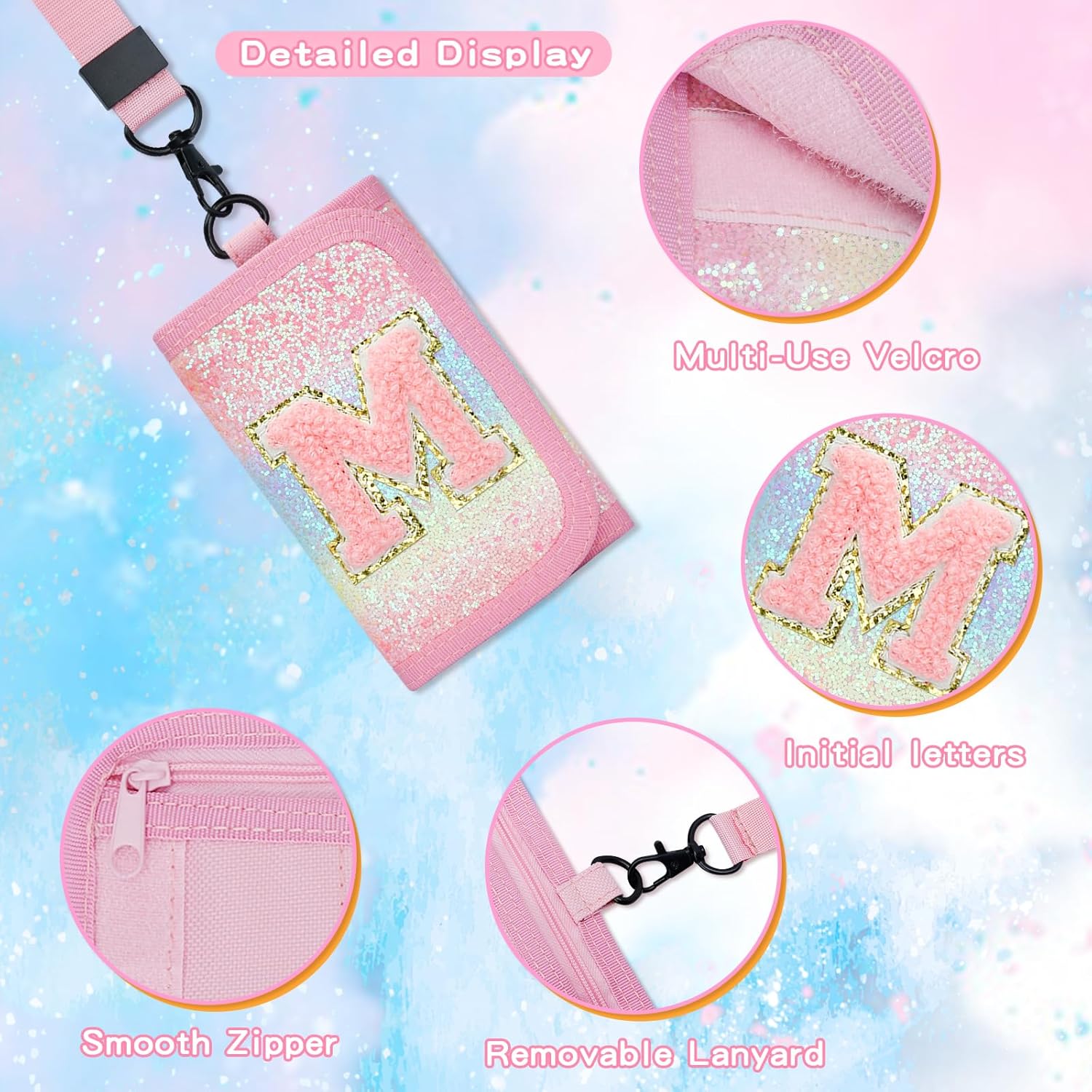 Girls Wallet with Initial