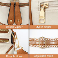 Trendy Leather Sling Crossbody Bag