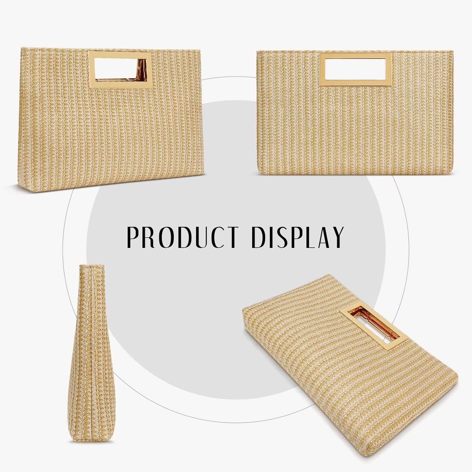 Vegan Leather Formal Clutch Purse