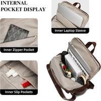 Anti-Theft Leather Backpack (Black)