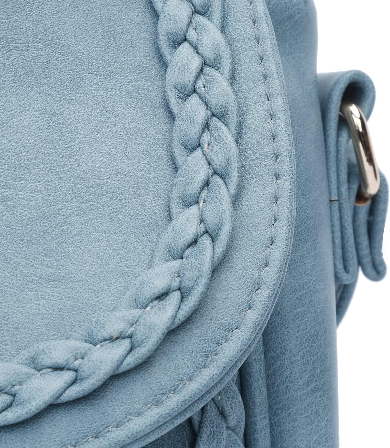 Tassel Flap Saddle Crossbody Bag