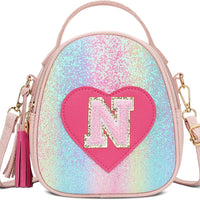 Girls Heart Crossbody Bag (Small)