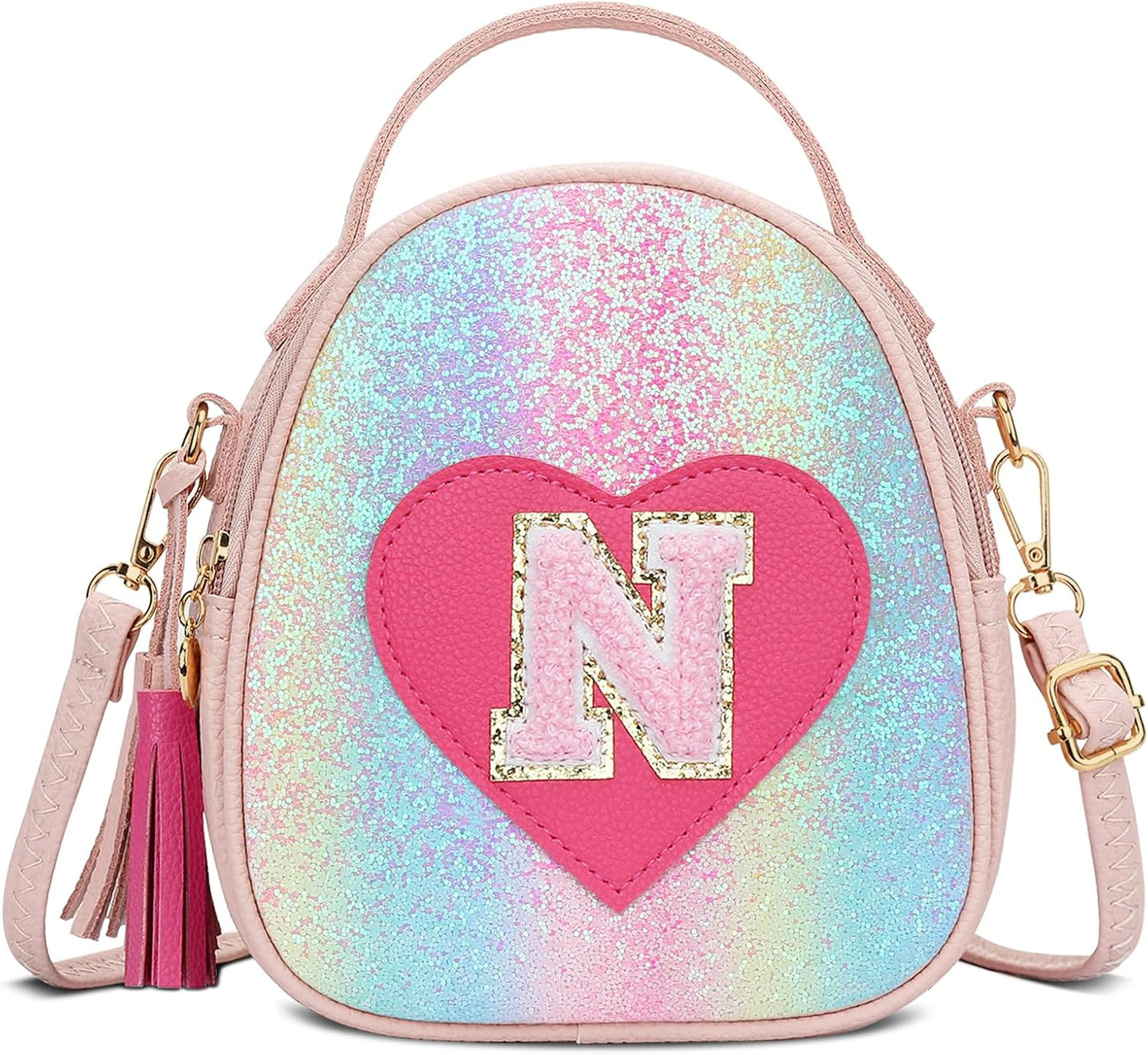 Girls Heart Crossbody Bag (Small)