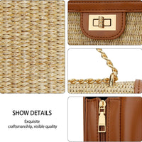 Women’s Straw Crossbody Bag