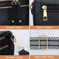 Trendy Leather Sling Crossbody Bag