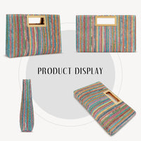 Vegan Leather Formal Clutch Purse