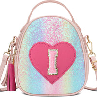 Girls Heart Crossbody Bag (Small)