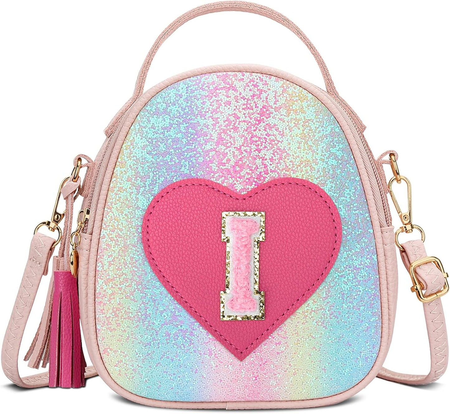 Girls Heart Crossbody Bag (Small)