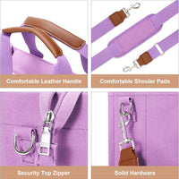 Large Canvas Tote Crossbody Bag