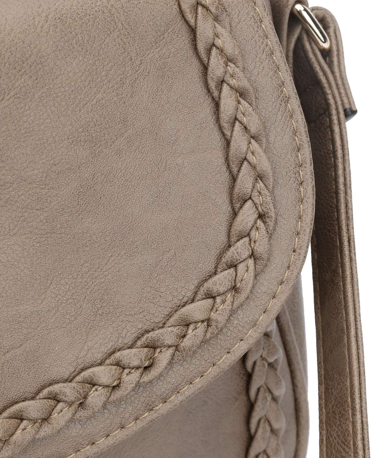 Tassel Flap Saddle Crossbody Bag