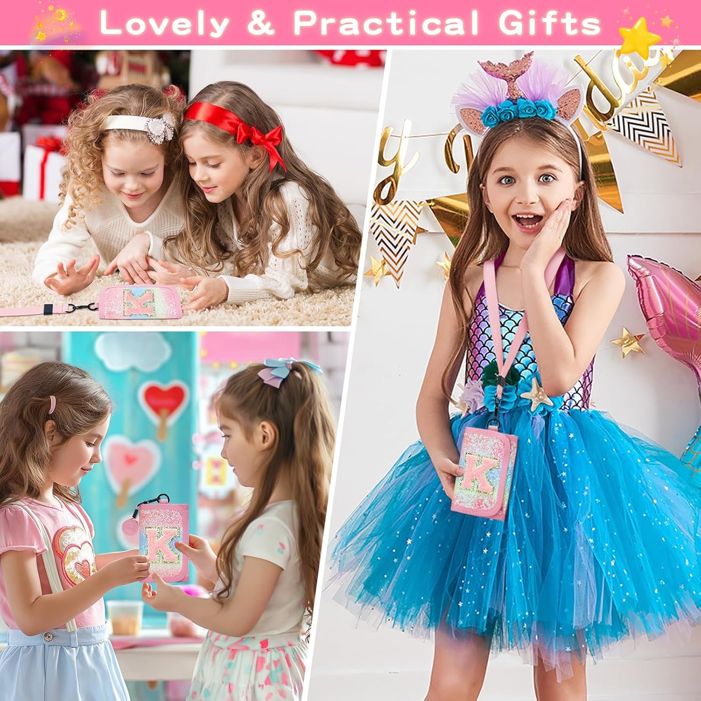 Girls Wallet with Initial