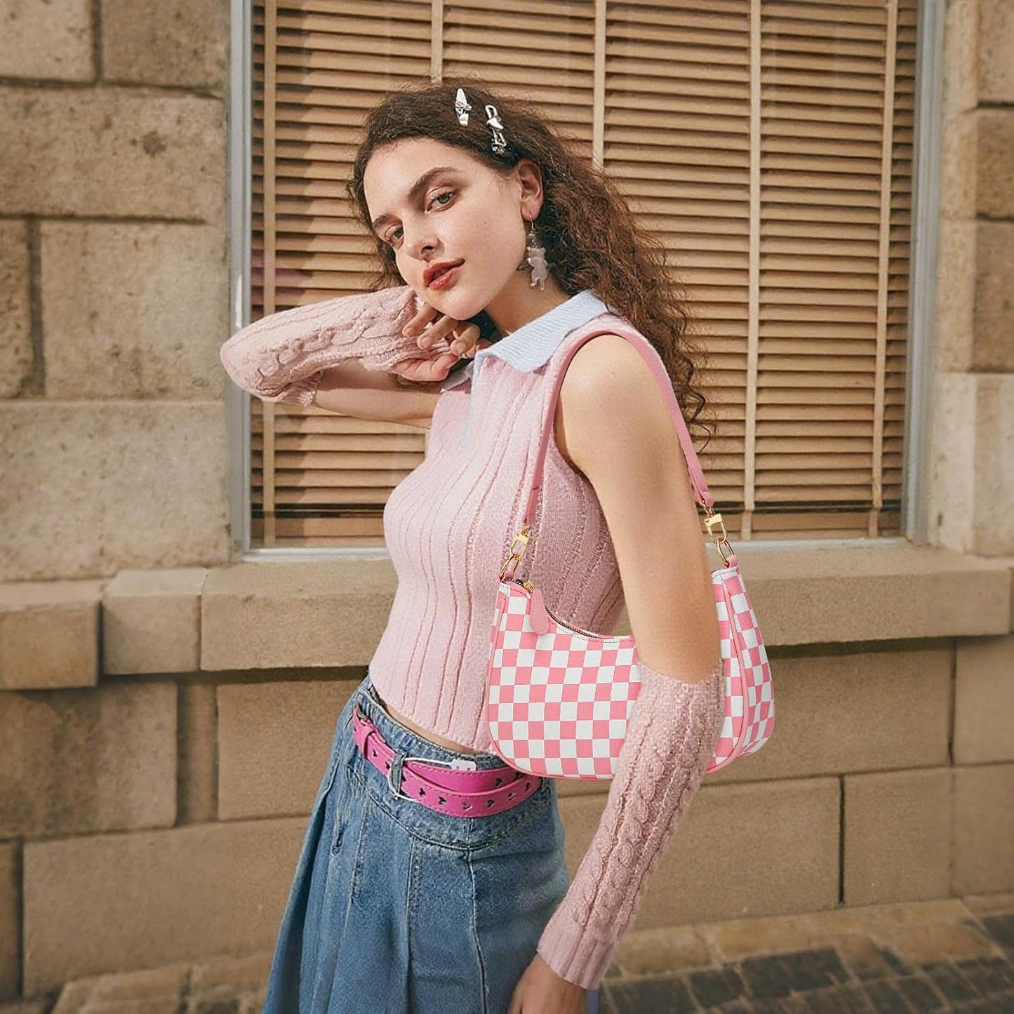 Retro Underarm Hobo Purse