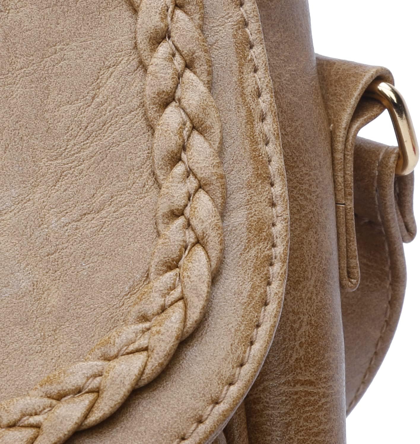Tassel Flap Saddle Crossbody Bag