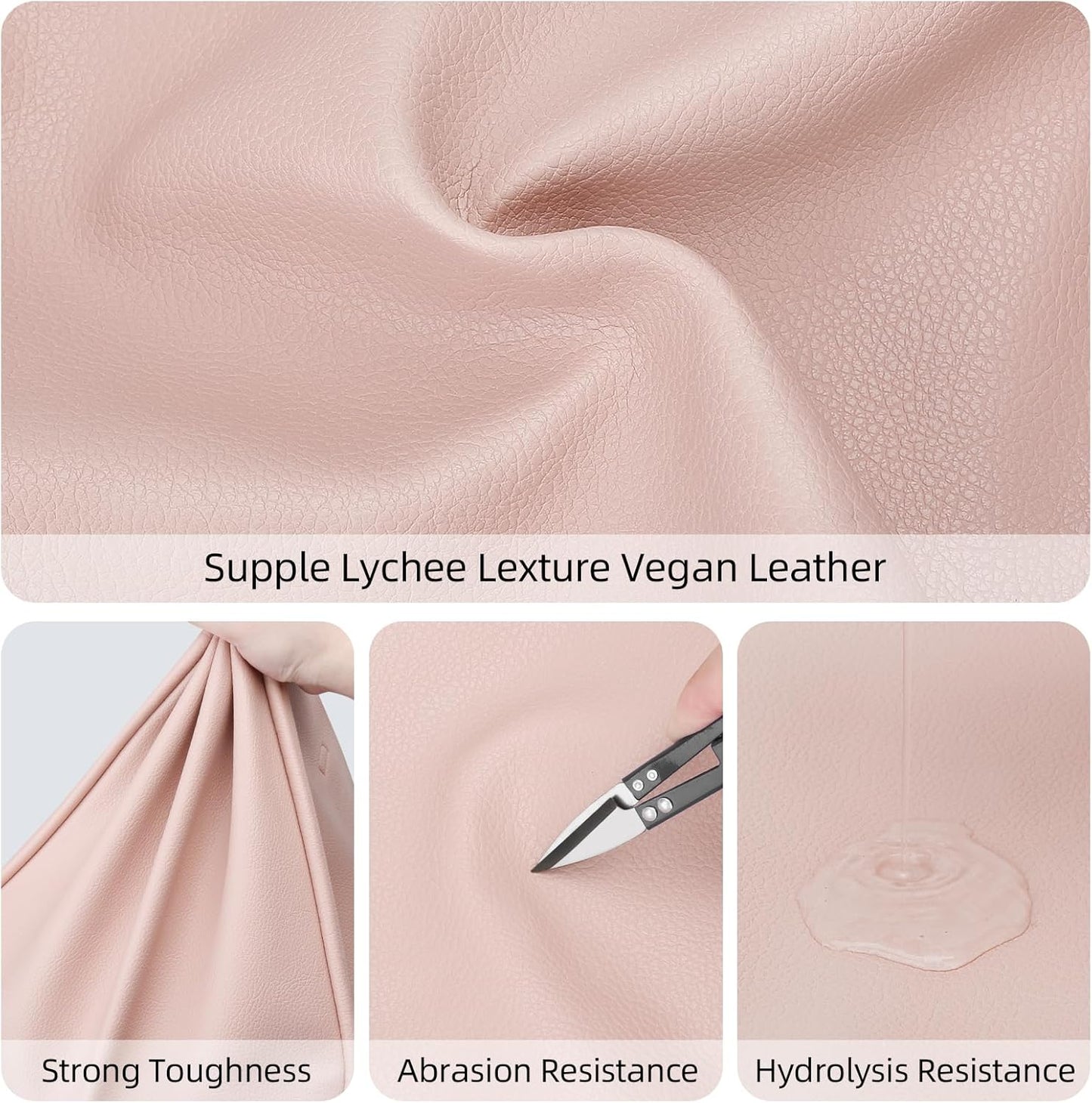 Large Vegan Leather Tote Bag