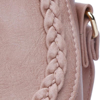 Tassel Flap Saddle Crossbody Bag