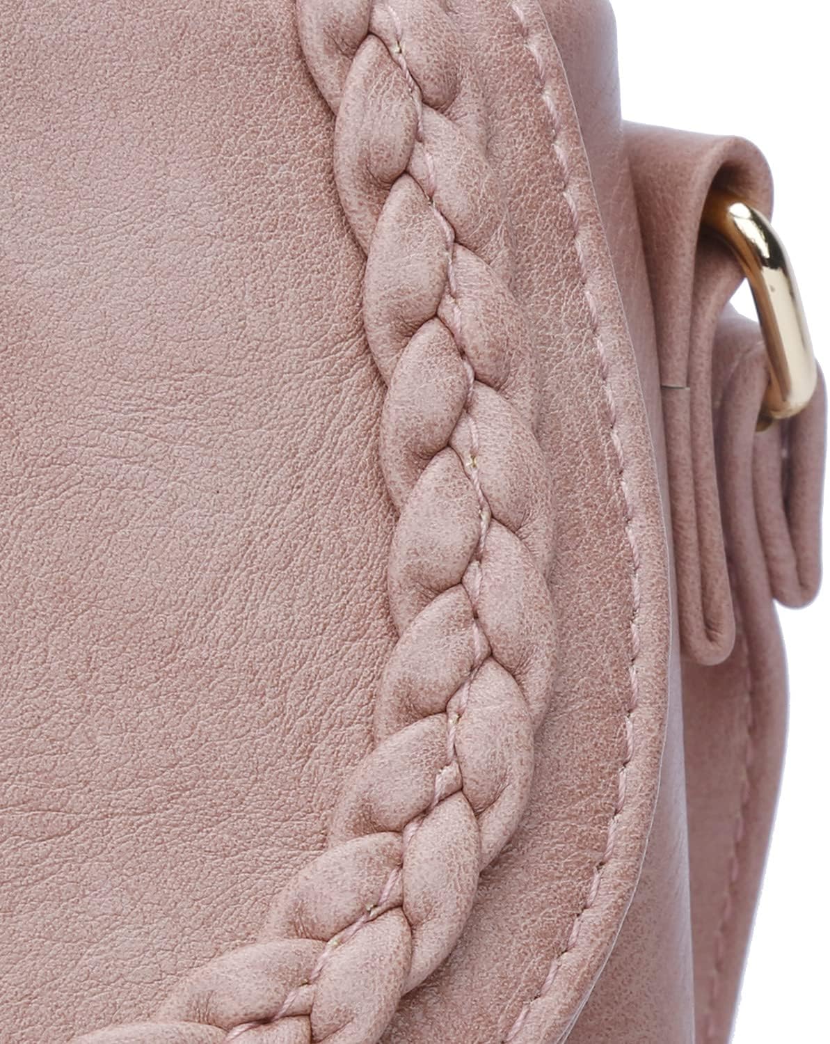 Tassel Flap Saddle Crossbody Bag