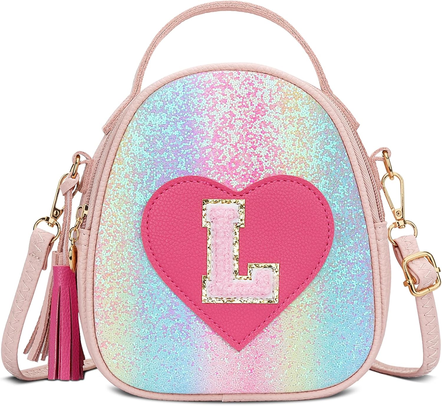 Girls Heart Crossbody Bag (Small)