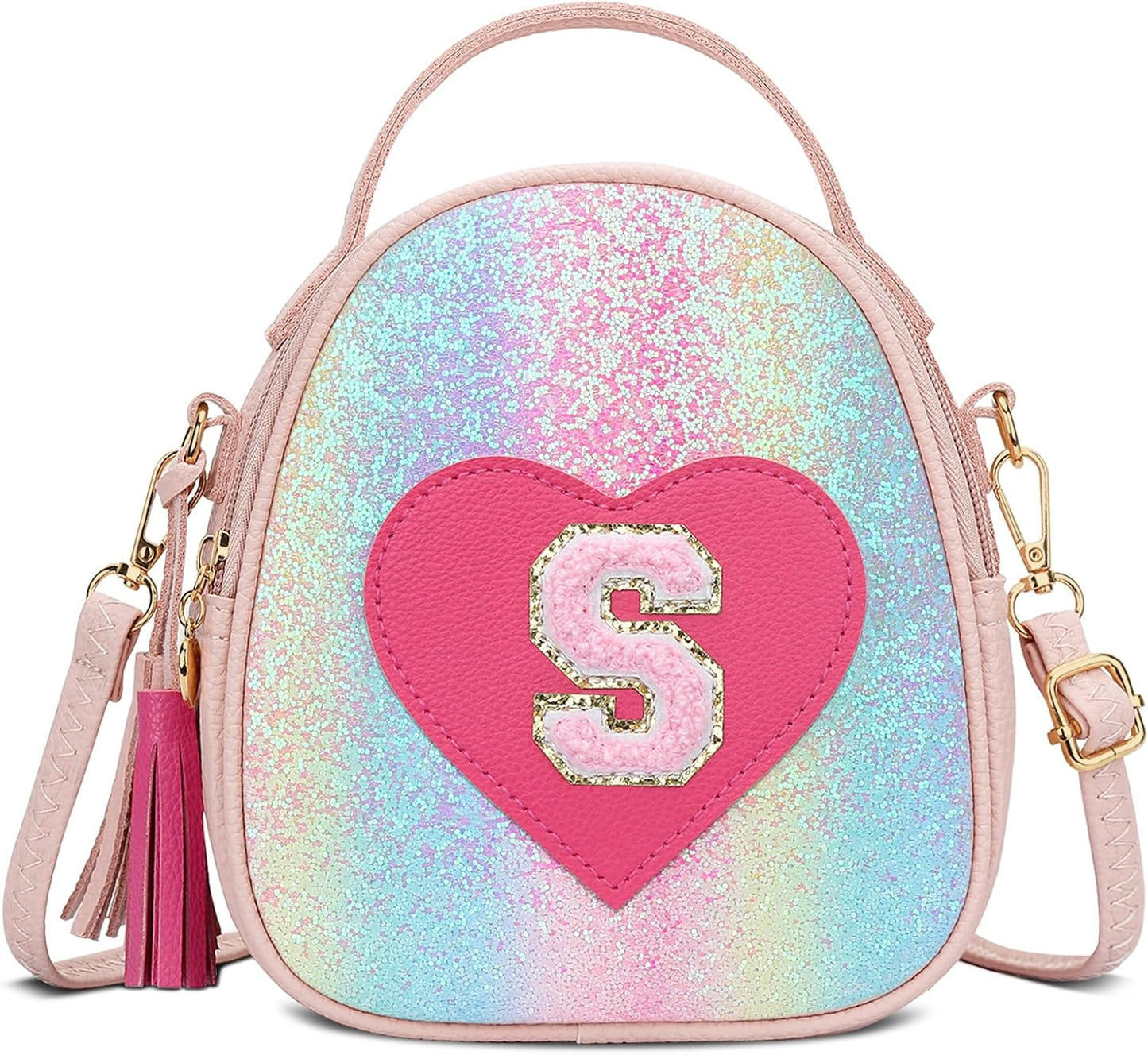 Girls Heart Crossbody Bag (Small)