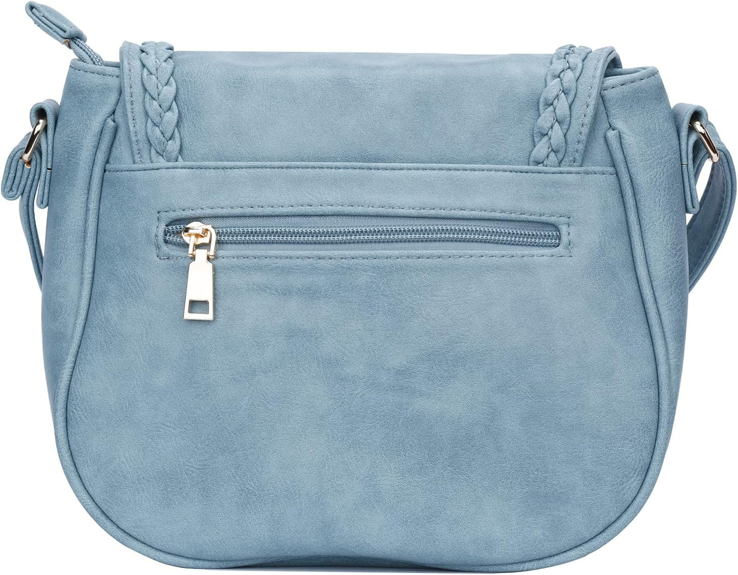 Tassel Flap Saddle Crossbody Bag
