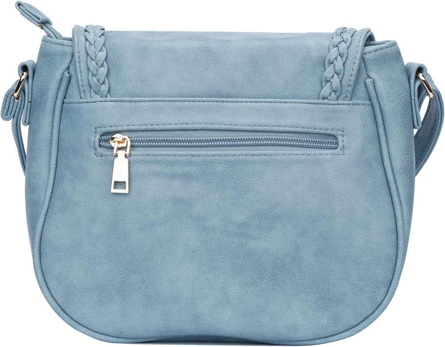 Tassel Flap Saddle Crossbody Bag