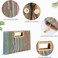 Vegan Leather Formal Clutch Purse