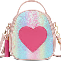 Girls Heart Crossbody Bag (Small)