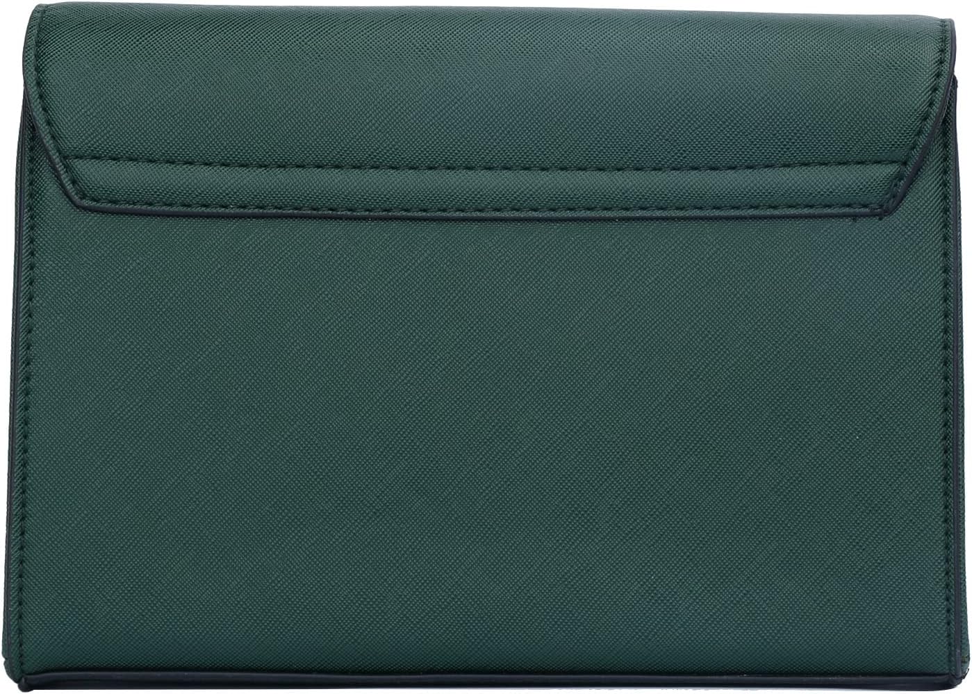 Faux Leather Envelope Clutch