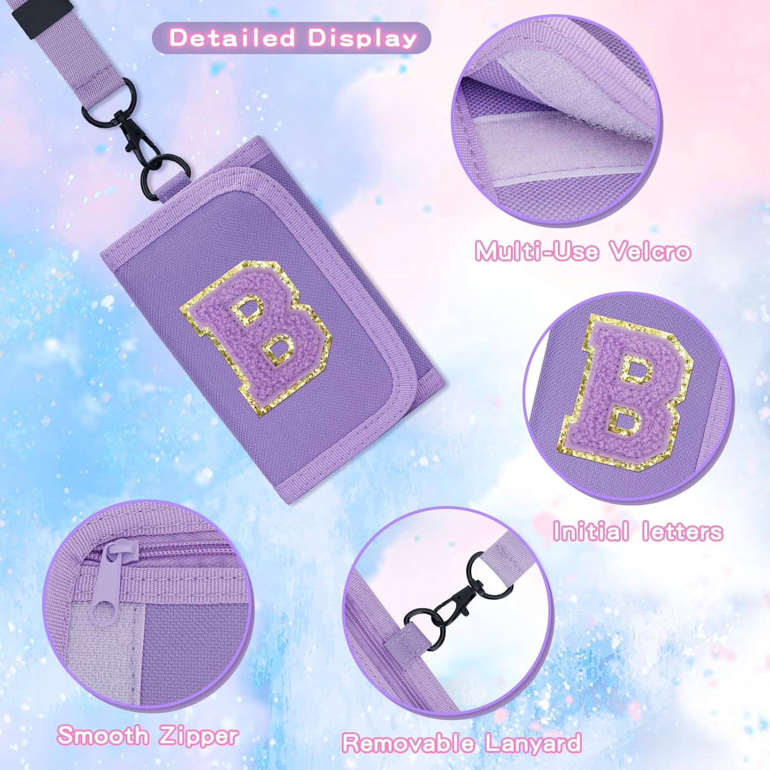 Girls Wallet with Initial