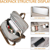 Anti-Theft Leather Backpack (Black)