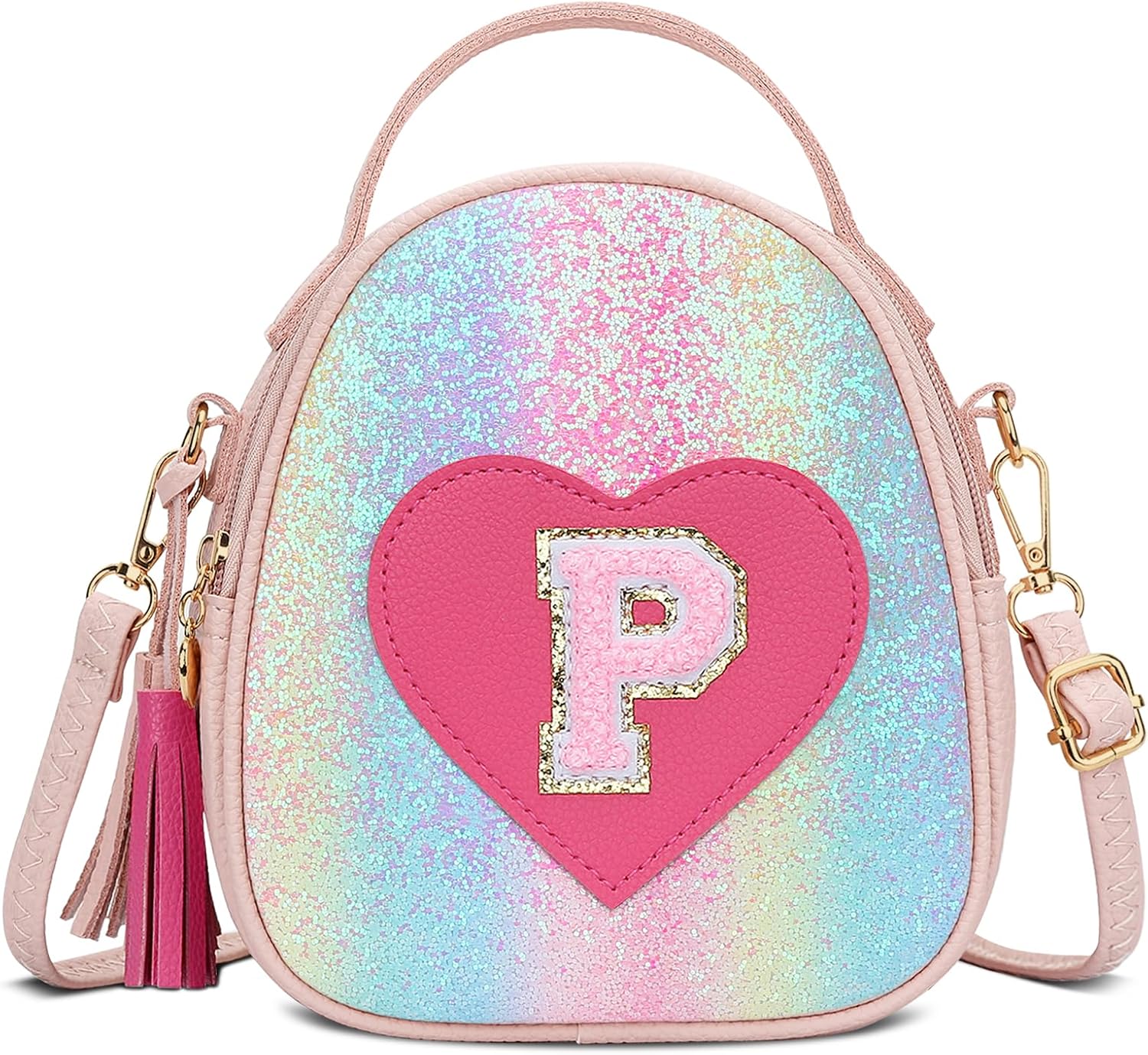 Girls Heart Crossbody Bag (Small)