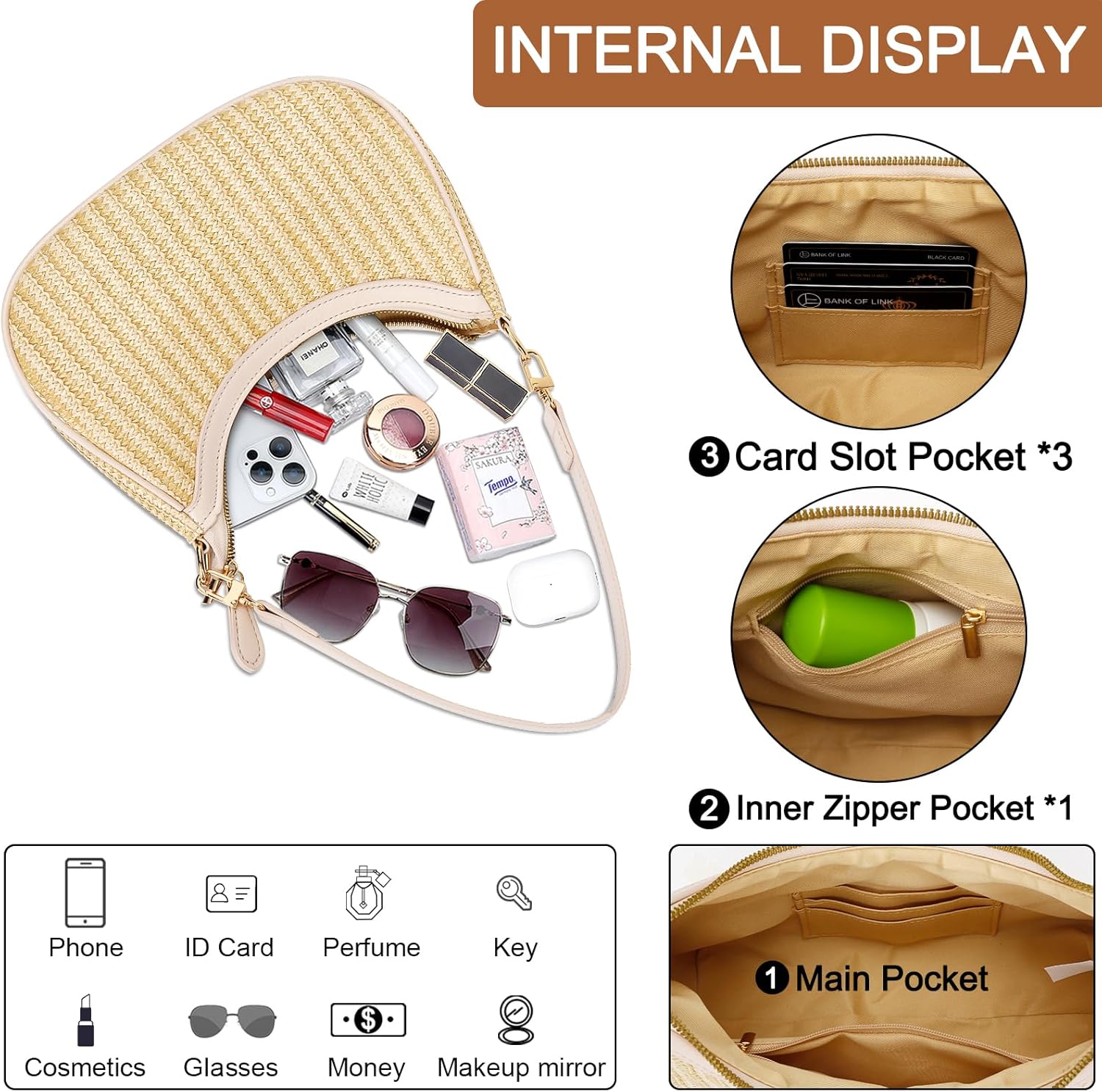 Retro Underarm Hobo Purse