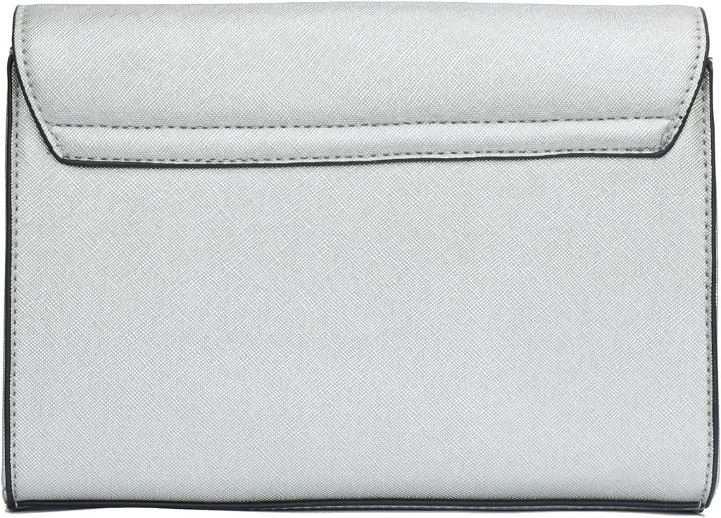 Faux Leather Envelope Clutch