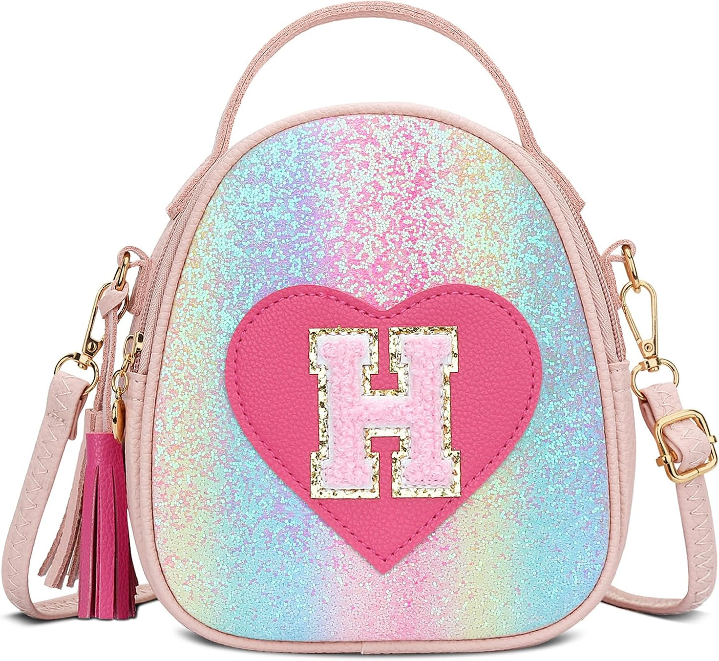 Girls Heart Crossbody Bag (Small)
