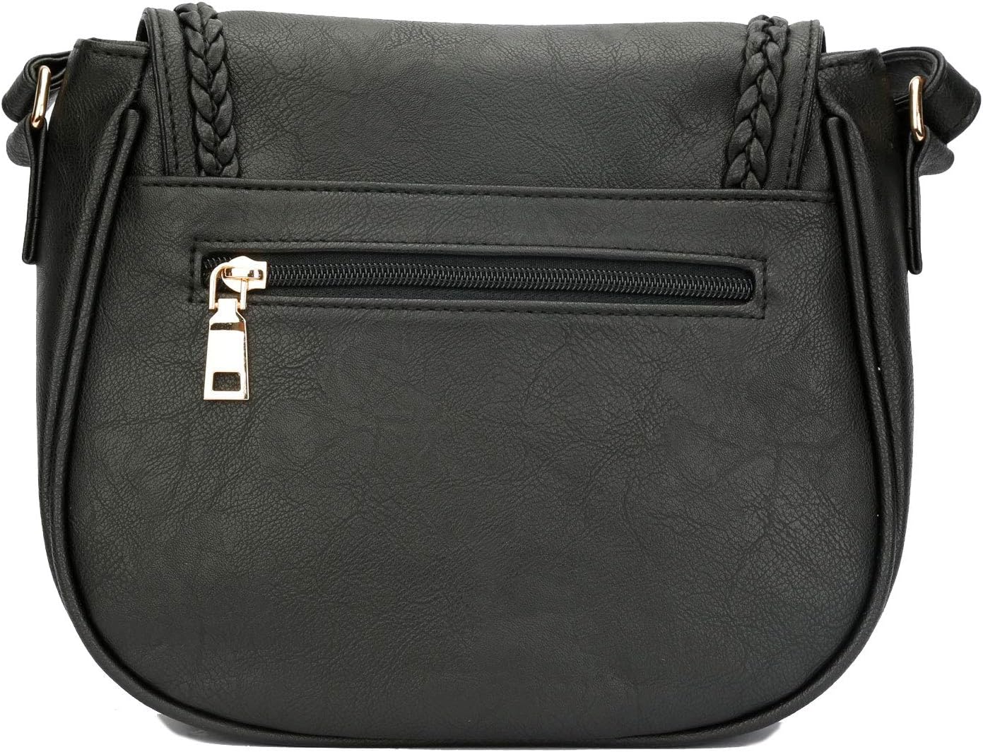 Tassel Flap Saddle Crossbody Bag