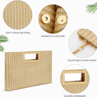 Vegan Leather Formal Clutch Purse