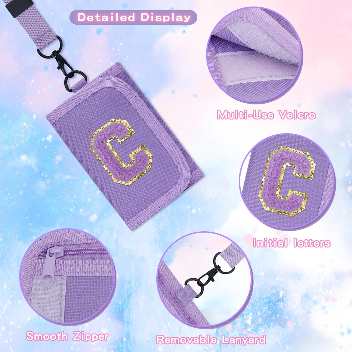 Girls Wallet with Initial