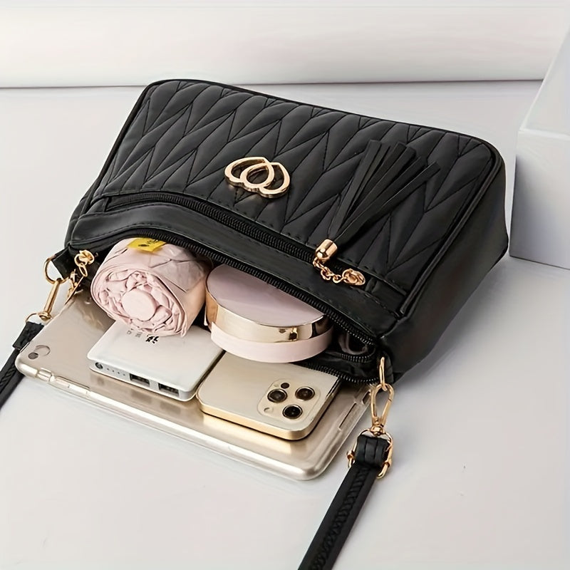 Classic Quilted Crossbody Phone Purse