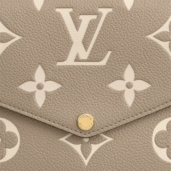 Félicie Pochette Gray M69977 Black M80482