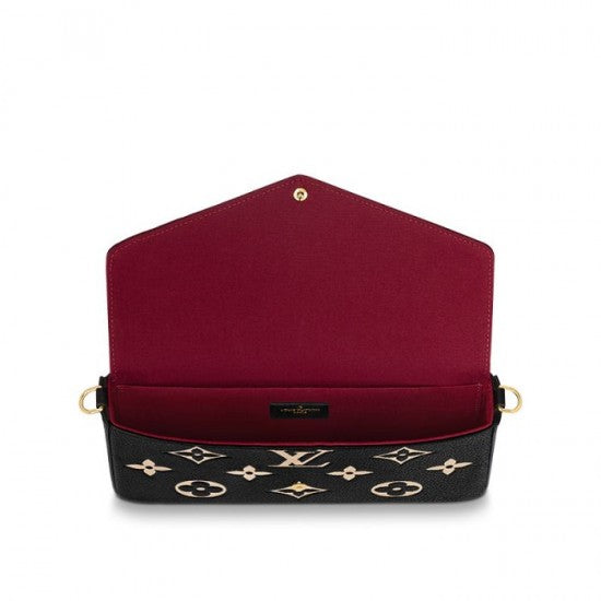 Félicie Pochette Gray M69977 Black M80482