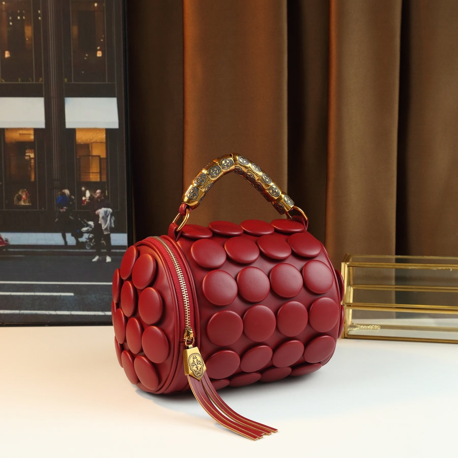 Vintage Boston Pillow Bag