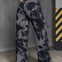 Straight-Leg Mid-Rise Jeans - Washed Denim DK5516