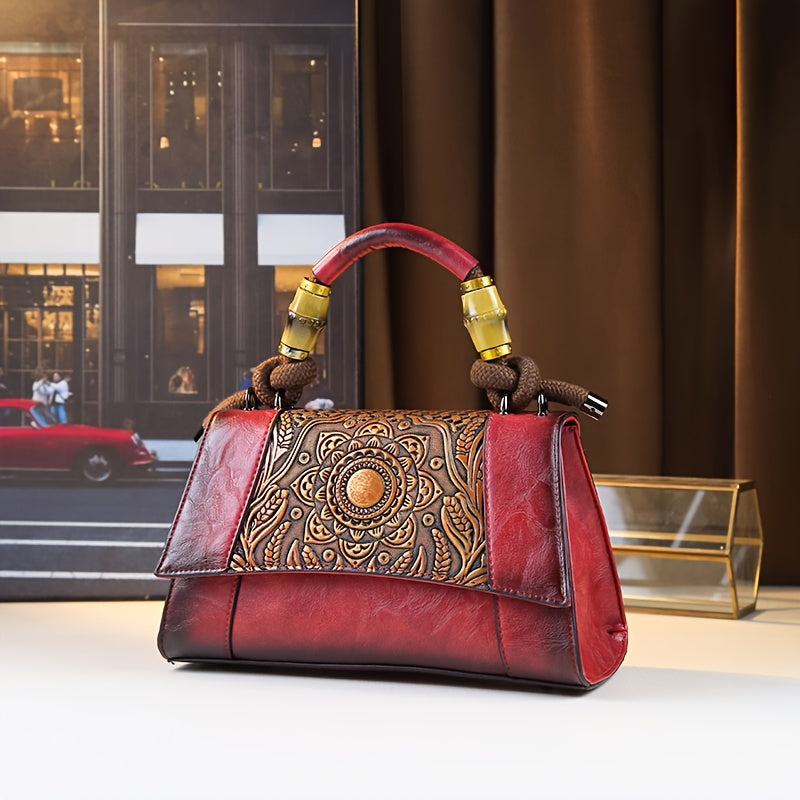 Vintage Carved Sunflower Shoulder