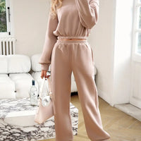 Women's Autumn/Winter New Solid Color Hoodie Set