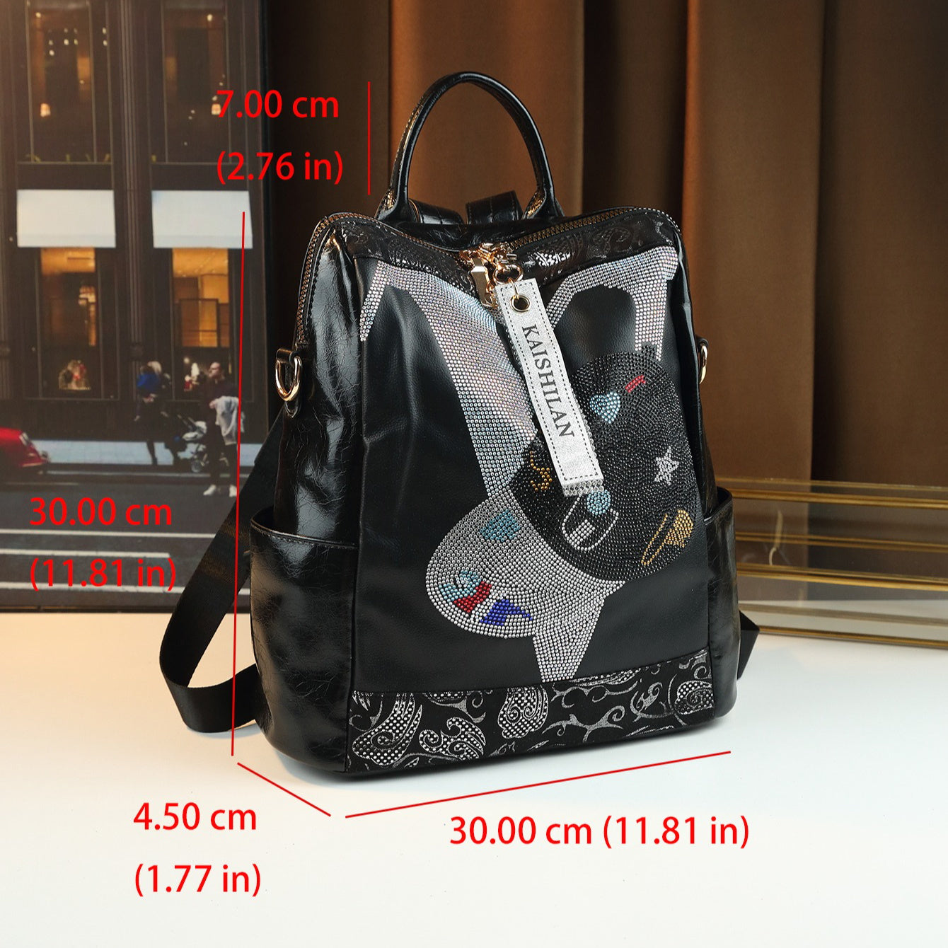 Large Capacity Western Laptop Backpack