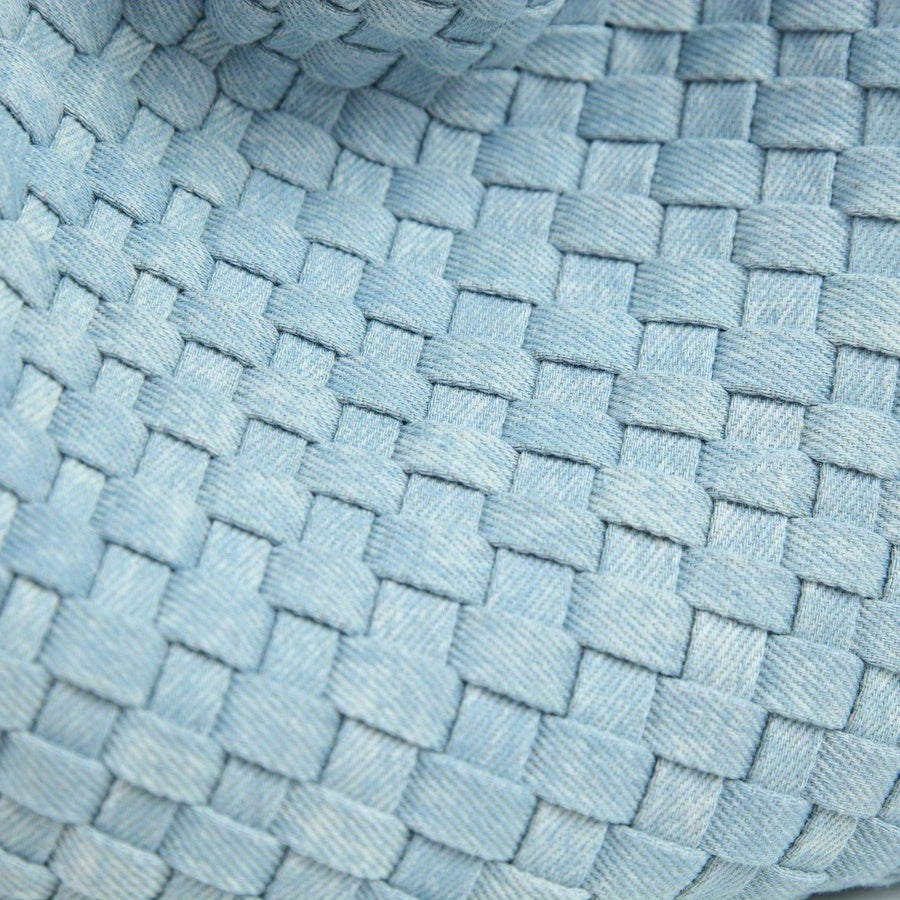 Bucket Bag Set | Handwoven Burgundy Large